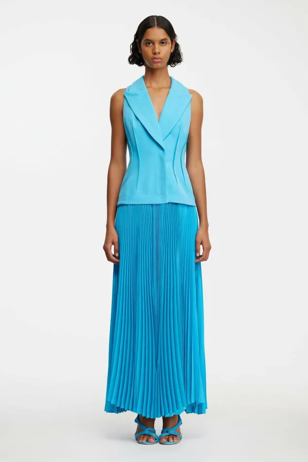 Women STINFORD MIDI DRESS Aqua Acler Midi Dresses