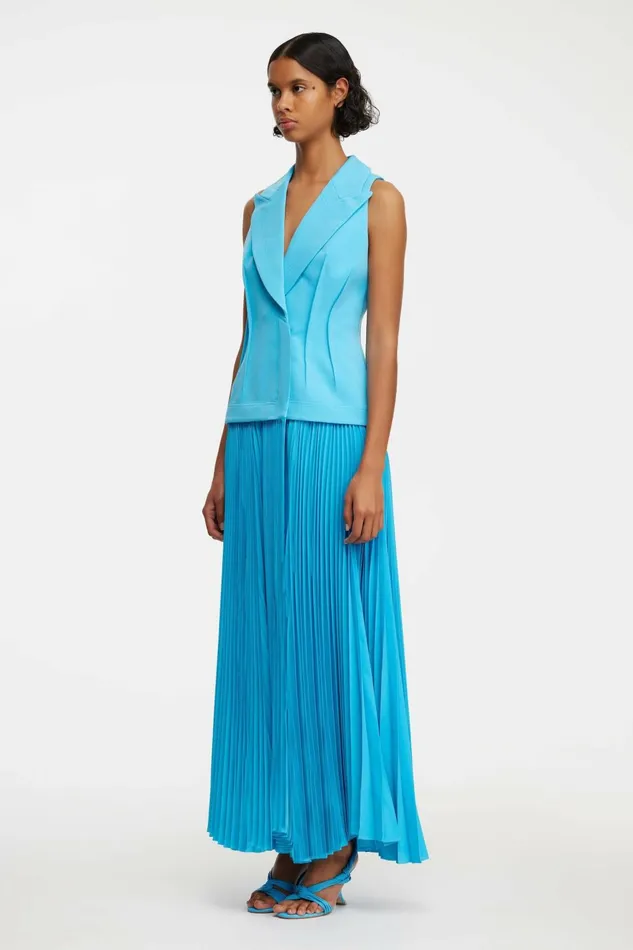 Women STINFORD MIDI DRESS Aqua Acler Midi Dresses