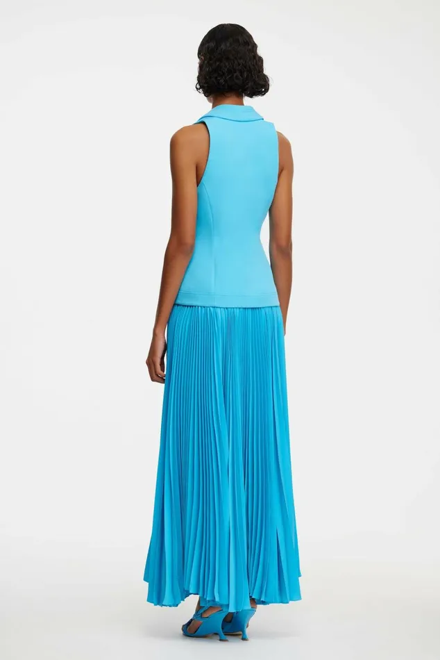 Women STINFORD MIDI DRESS Aqua Acler Midi Dresses