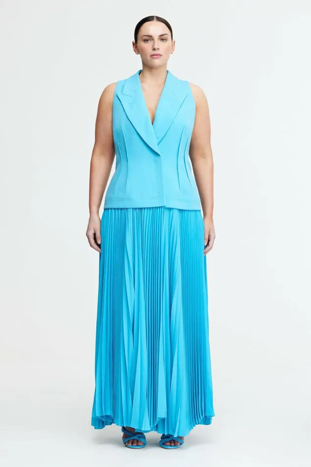 Women STINFORD MIDI DRESS Aqua Acler Midi Dresses