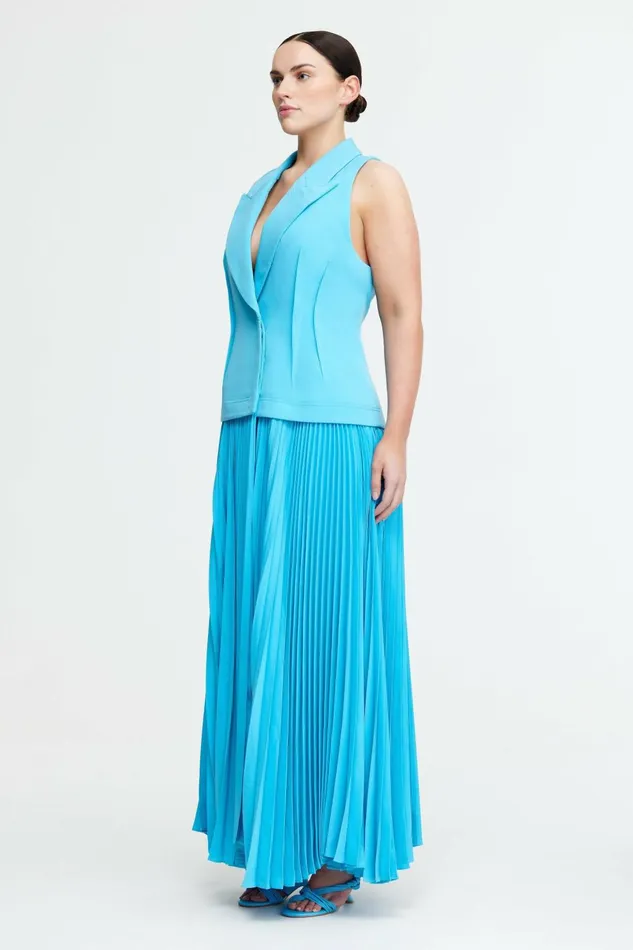 Women STINFORD MIDI DRESS Aqua Acler Midi Dresses