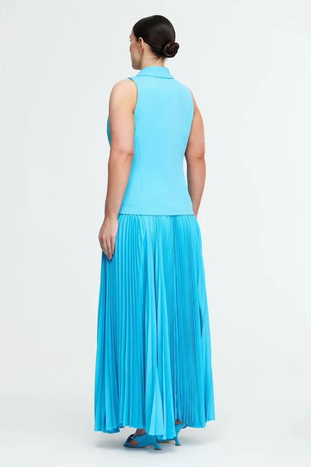 Women STINFORD MIDI DRESS Aqua Acler Midi Dresses