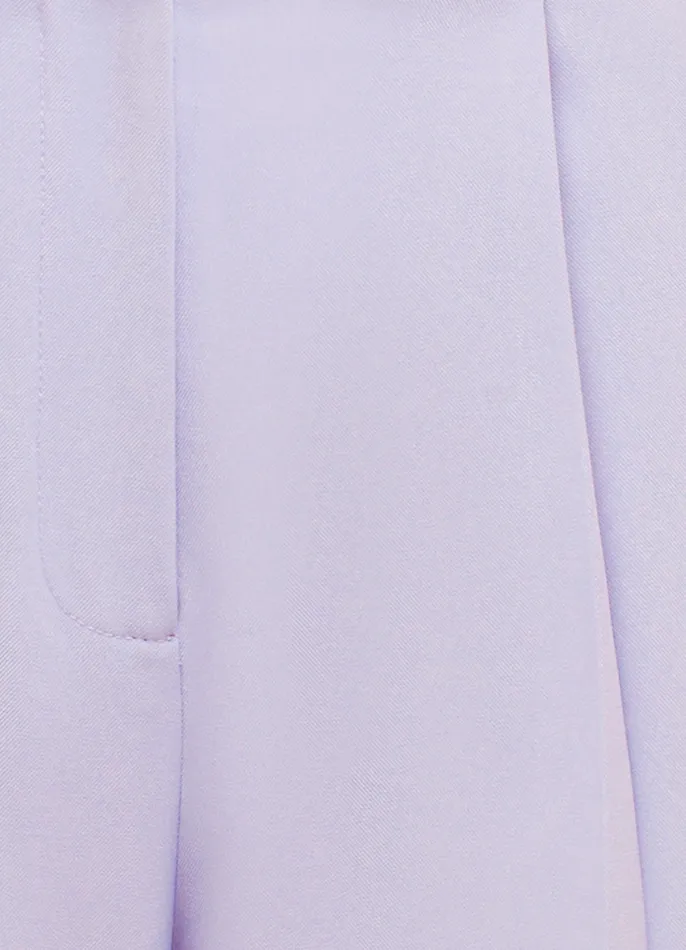Women Suiting LEO LIN Heather Straight Leg Pants 8211 Lilac