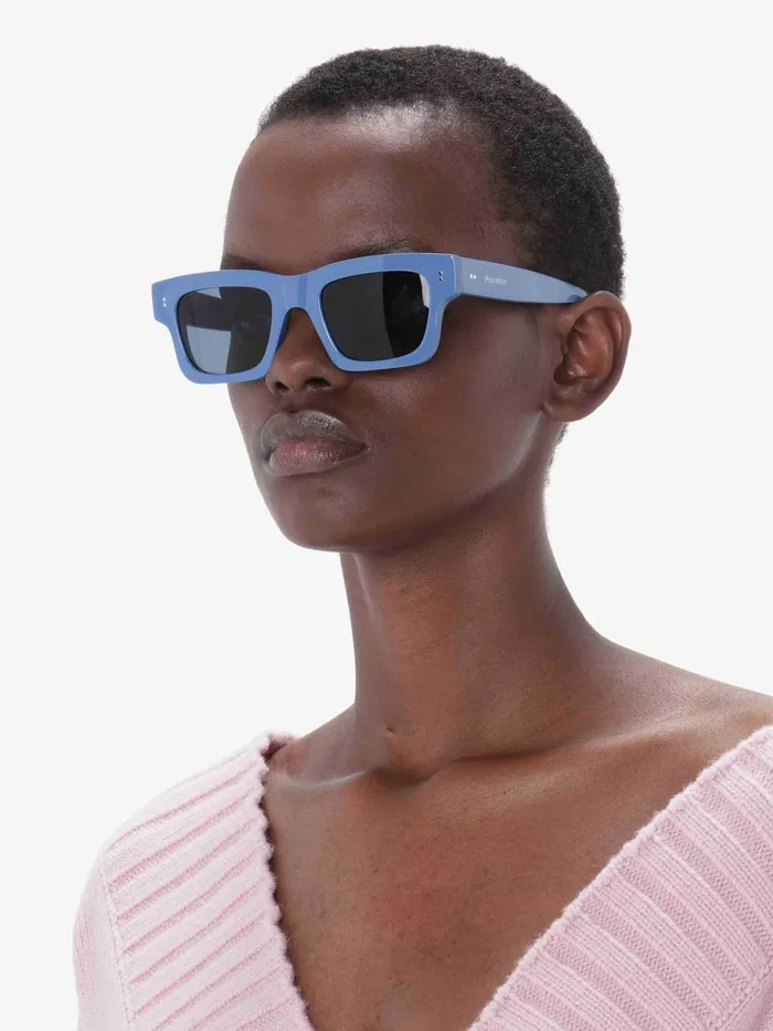 Women SUNGLASSES JW Anderson WAYFARER SUNGLASSES Baby Blue Women SUNGLASSES JW Anderson WAYFARER SUNGLASSES Baby Blue