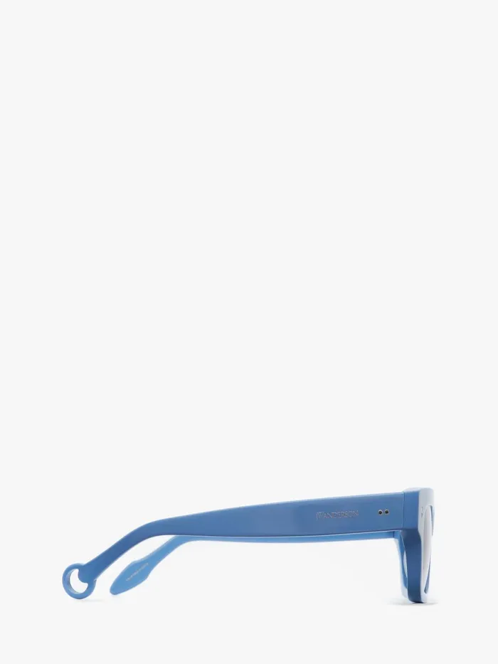 Women SUNGLASSES JW Anderson WAYFARER SUNGLASSES Baby Blue Women SUNGLASSES JW Anderson WAYFARER SUNGLASSES Baby Blue