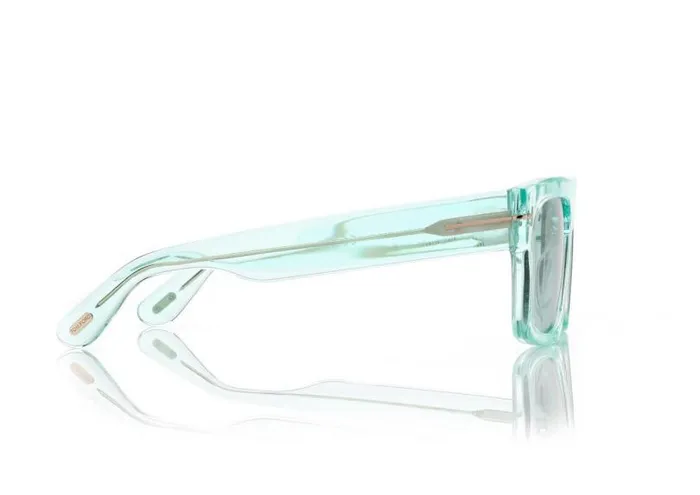 Women SUNGLASSES Tom Ford Fausto Sunglasses Shiny Light Blue Blue Women SUNGLASSES Tom Ford Fausto Sunglasses Shiny Light Blue Blue