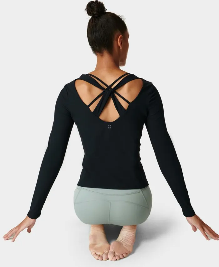 Women Super Soft Rib Yoga Long Sleeve Top Black Sweaty Betty Long Sleeve Tops Women Super Soft Rib Yoga Long Sleeve Top Black Sweaty Betty Long Sleeve Tops