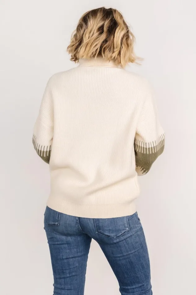 Women Sweaters Baltic Born Antonov Turtle Neck Sweater Sage Cream Women Sweaters Baltic Born Antonov Turtle Neck Sweater Sage Cream
