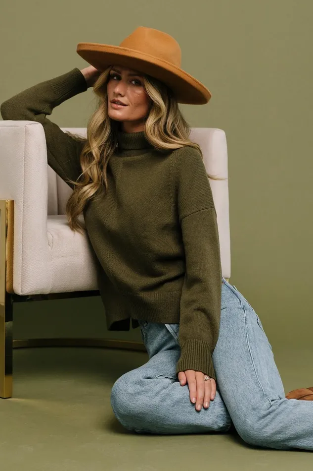 Women Sweaters Baltic Born Collins Knit Sweater Olive