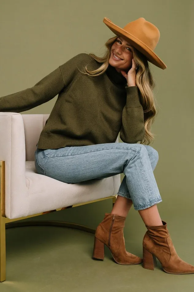 Women Sweaters Baltic Born Collins Knit Sweater Olive Women Sweaters Baltic Born Collins Knit Sweater Olive