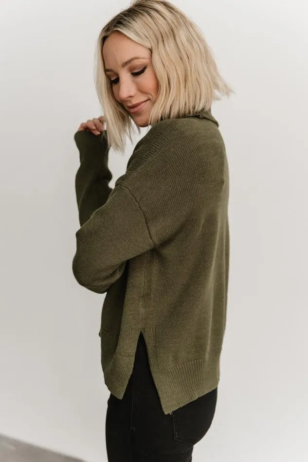 Women Sweaters Baltic Born Collins Knit Sweater Olive Women Sweaters Baltic Born Collins Knit Sweater Olive