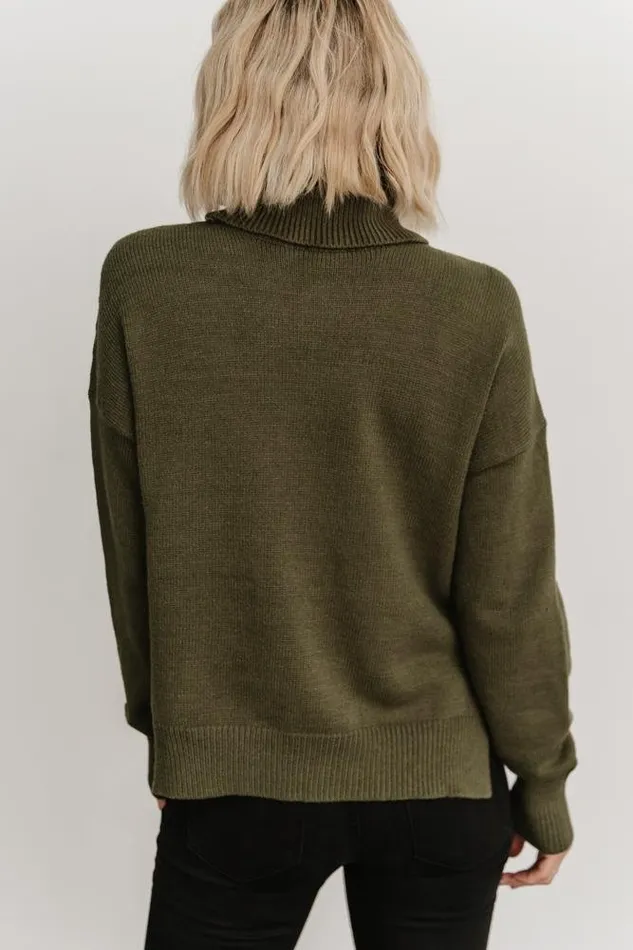 Women Sweaters Baltic Born Collins Knit Sweater Olive Women Sweaters Baltic Born Collins Knit Sweater Olive