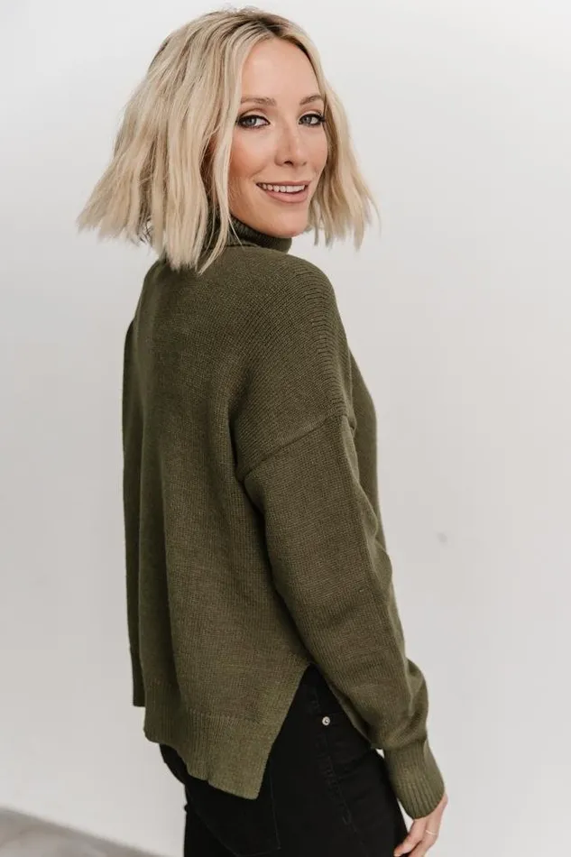 Women Sweaters Baltic Born Collins Knit Sweater Olive Women Sweaters Baltic Born Collins Knit Sweater Olive