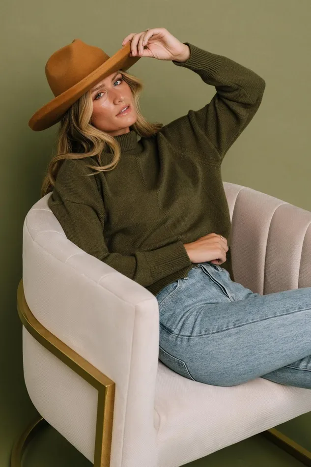 Women Sweaters Baltic Born Collins Knit Sweater Olive Women Sweaters Baltic Born Collins Knit Sweater Olive