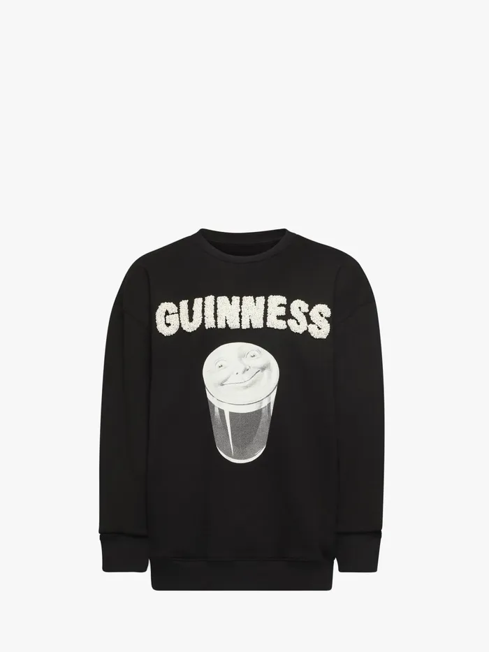 Women Sweatshirt and Hoodies JW Anderson JW ANDERSON X GUINNESS SWEATSHIRT Black Women Sweatshirt and Hoodies JW Anderson JW ANDERSON X GUINNESS SWEATSHIRT Black