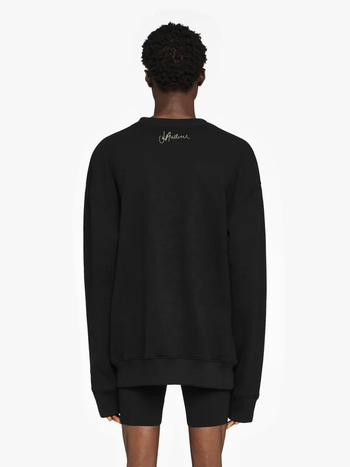 Women Sweatshirt and Hoodies JW Anderson JW ANDERSON X GUINNESS SWEATSHIRT Black Women Sweatshirt and Hoodies JW Anderson JW ANDERSON X GUINNESS SWEATSHIRT Black