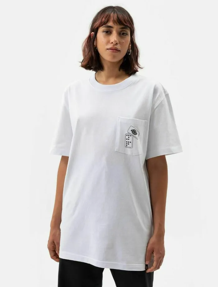 Women TShirts and Tops Dickies Jamie Foy Graphic TShirt White