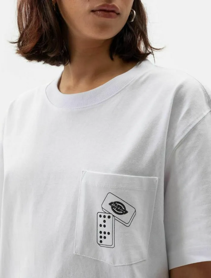Women TShirts and Tops Dickies Jamie Foy Graphic TShirt White