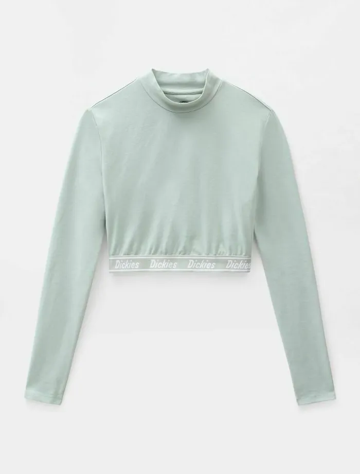Women TShirts and Tops Dickies Petersburg Crop TShirt Jadeite