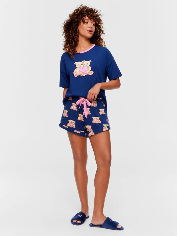 Women Teddy Flutter Mini Short Multi Peter Alexander Shorts