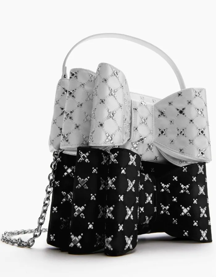 Women TIE THE KNOT BOW BAG BLACK Black Betsey Johnson Women TIE THE KNOT BOW BAG BLACK Black Betsey Johnson