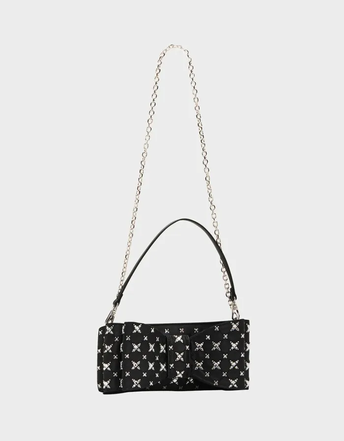 Women TIE THE KNOT BOW BAG BLACK Black Betsey Johnson Women TIE THE KNOT BOW BAG BLACK Black Betsey Johnson