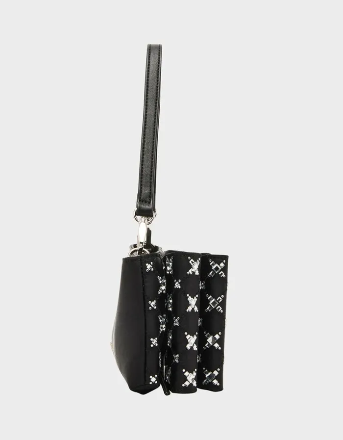 Women TIE THE KNOT BOW BAG BLACK Black Betsey Johnson Women TIE THE KNOT BOW BAG BLACK Black Betsey Johnson
