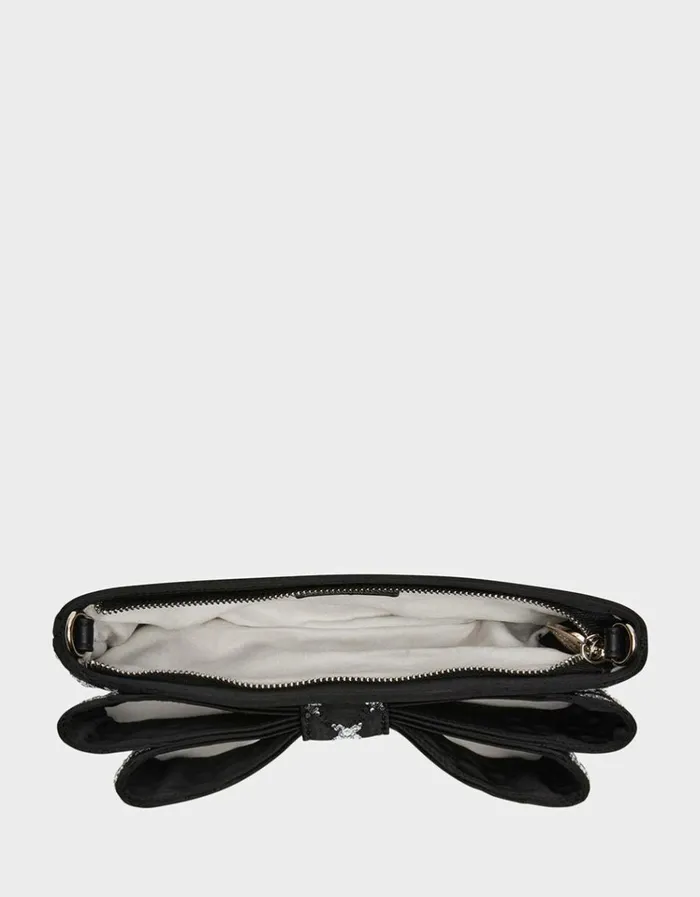 Women TIE THE KNOT BOW BAG BLACK Black Betsey Johnson Women TIE THE KNOT BOW BAG BLACK Black Betsey Johnson