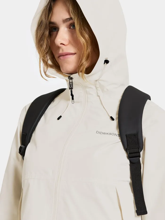 Women Tilde Jacket White Foam Didriksons Spring Jackets