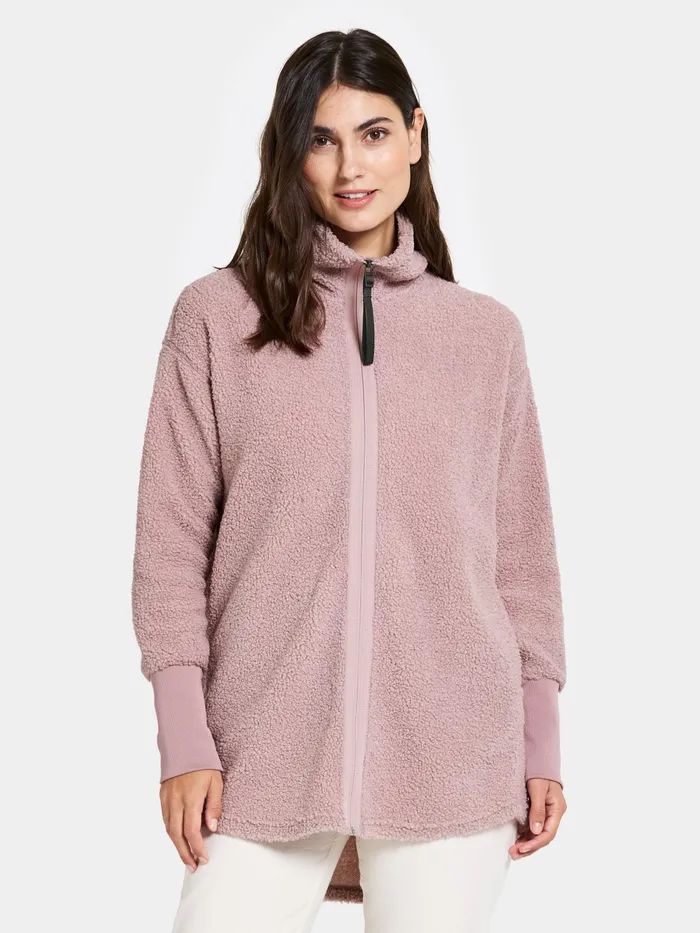 Women Tola FullZip Oyster Lilac Didriksons Spring Jackets