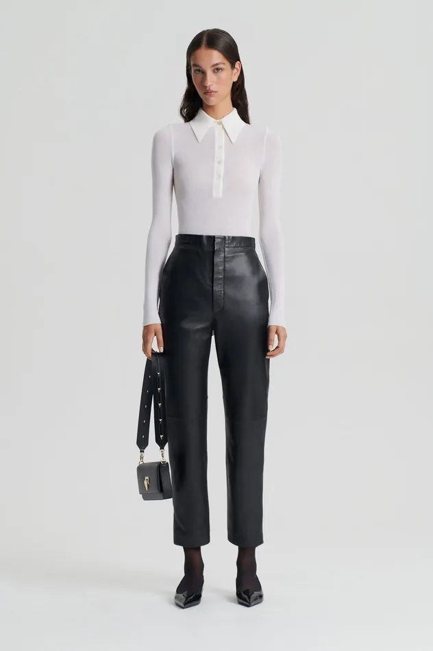 Women Tops Scanlan Theodore BABYWOOL SHIRT IVORY ALL