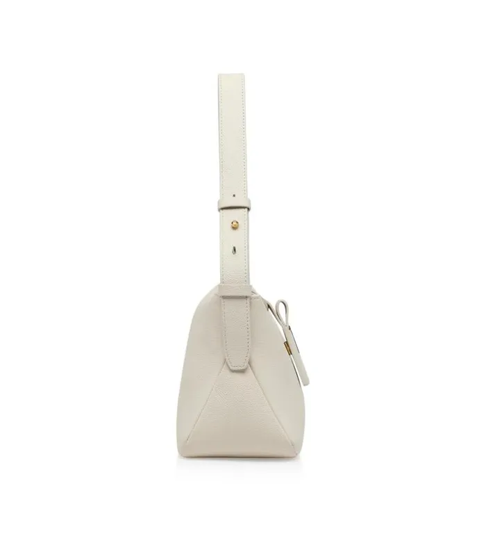 Women Totes Tom Ford Grain Leather Tf Mini Hobo Chalk Women Totes Tom Ford Grain Leather Tf Mini Hobo Chalk