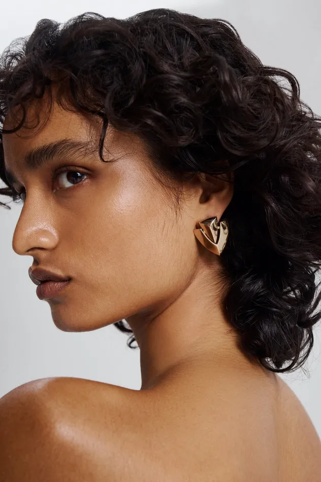 Women TRIANGLE SWING EARRINGS LIGHTGOLD Jewelry Scanlan Theodore