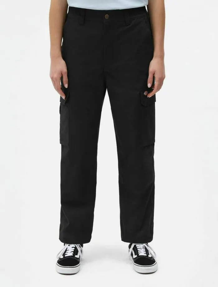 Women Trousers Dickies Hooper Bay Cargo Pant Black