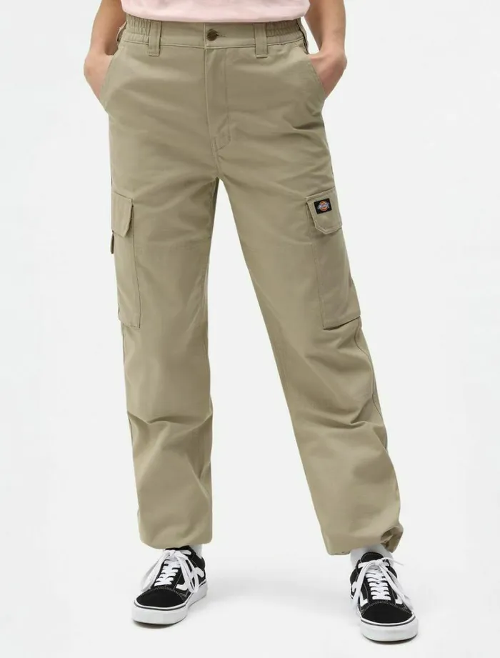 Women Trousers Dickies Hooper Bay Cargo Pant Khaki