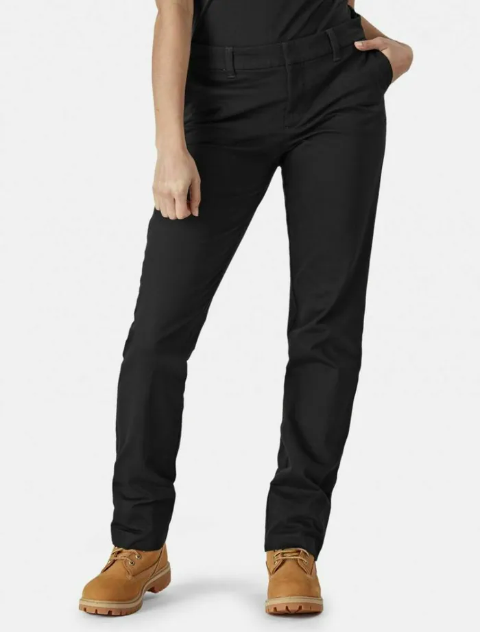 Women Trousers Dickies Perfect Fit Trousers Black