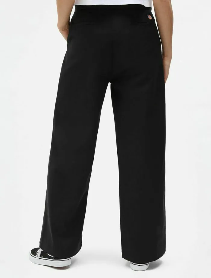 Women Trousers Dickies Winnsboro Wide Leg Pant Black