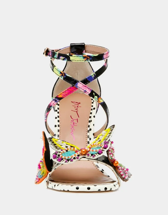 Women TRUDIE BLACK BUTTERFLY Black Butterfly Betsey Johnson