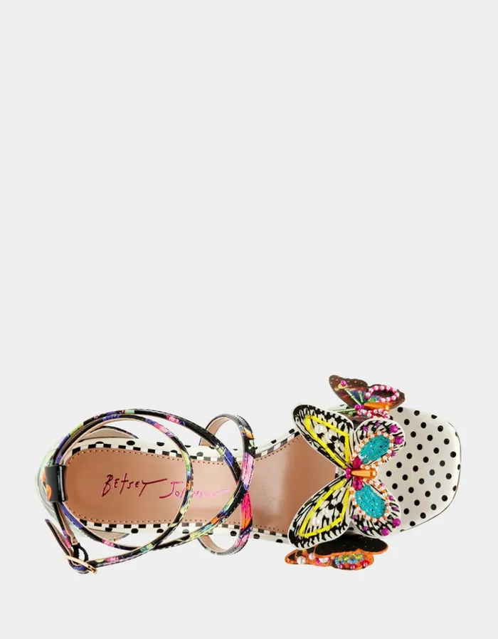Women TRUDIE BLACK BUTTERFLY Black Butterfly Betsey Johnson
