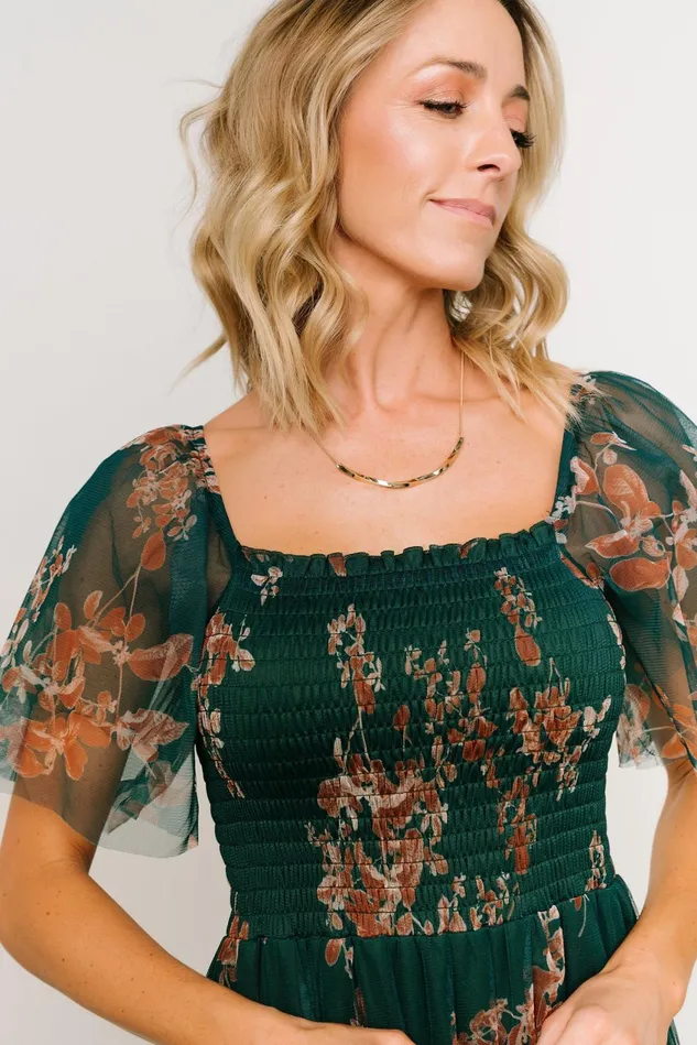 Women Tulle Styles Baltic Born Cassandra Tulle Maxi Dress Green Bronze Floral Women Tulle Styles Baltic Born Cassandra Tulle Maxi Dress Green Bronze Floral