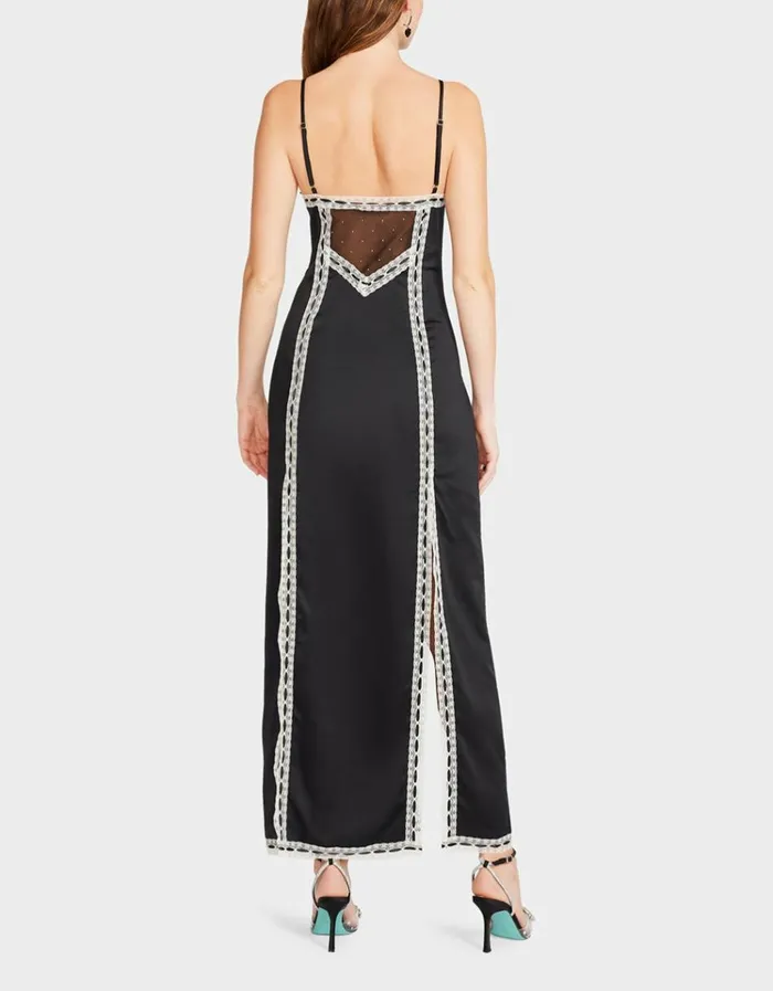 Women VIOLA SLIP DRESS BLACK Black Betsey Johnson