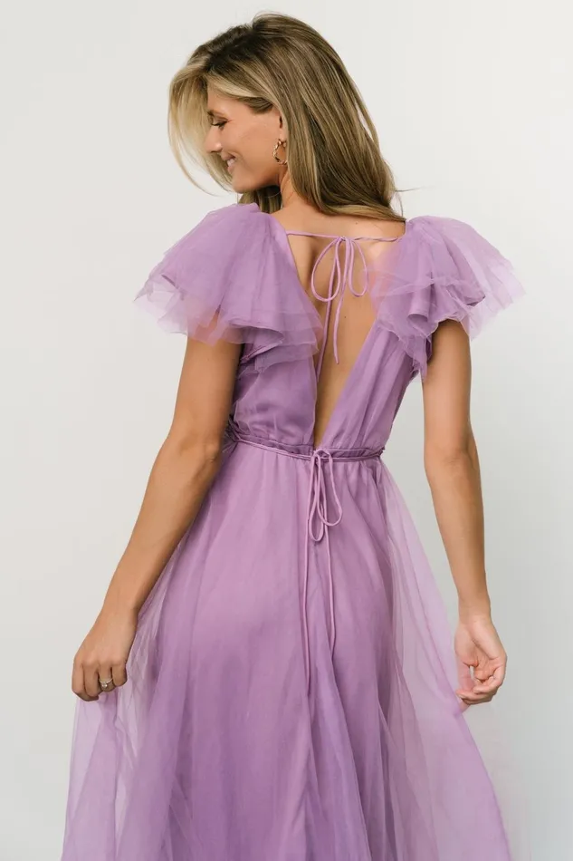 Women Wedding Guest Baltic Born Annabella Tulle Dress Lavender Women Wedding Guest Baltic Born Annabella Tulle Dress Lavender