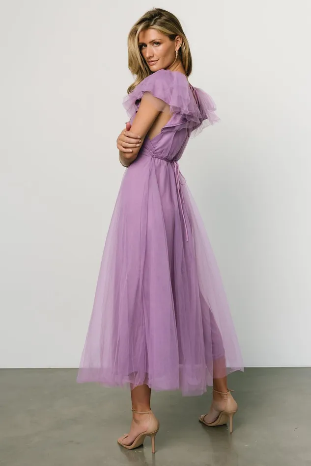Women Wedding Guest Baltic Born Annabella Tulle Dress Lavender Women Wedding Guest Baltic Born Annabella Tulle Dress Lavender