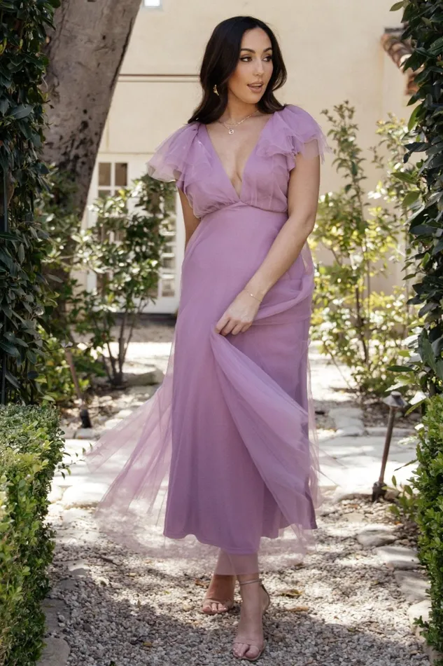 Women Wedding Guest Baltic Born Annabella Tulle Dress Lavender Women Wedding Guest Baltic Born Annabella Tulle Dress Lavender