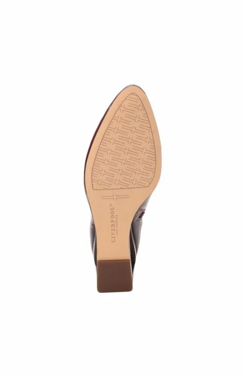 Women Wedges and Espadrilles Liverpool Los Angeles Lax Bootie With Chop Out Wedge Bordeaux