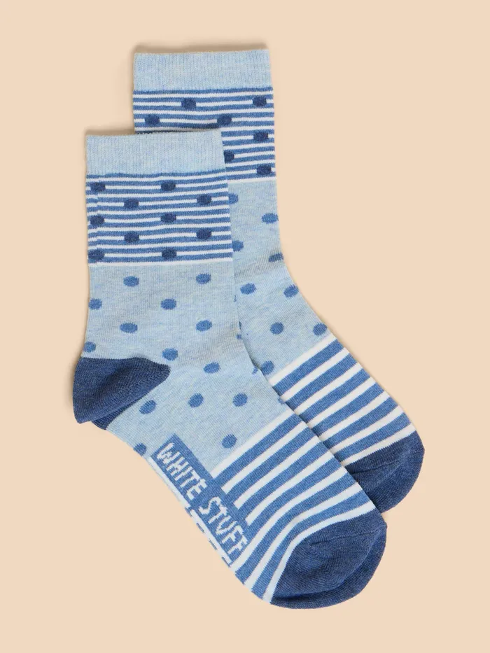 Women White Stuff Accessories Spot Striped Socks