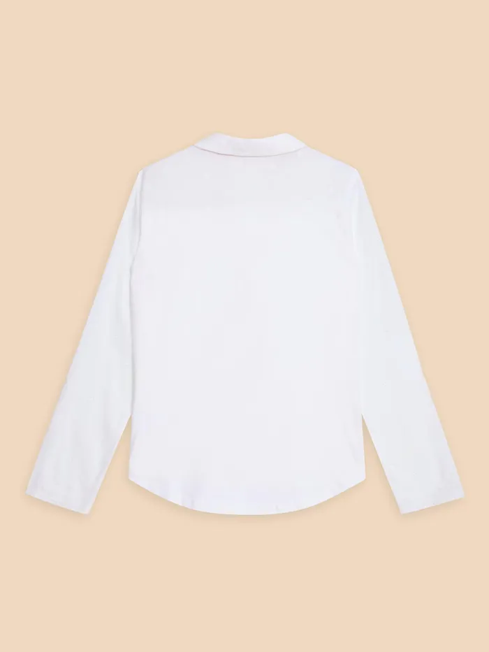 Women White Stuff Clothing ANNIE MIX JERSEY SHIRT Women White Stuff Clothing ANNIE MIX JERSEY SHIRT