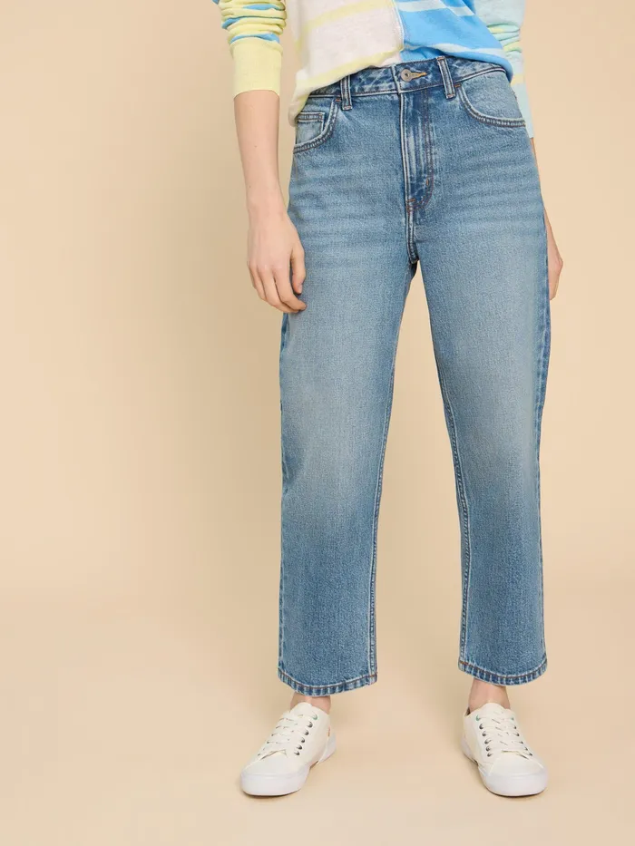 Women White Stuff Clothing Charlie Straight Crop Jean