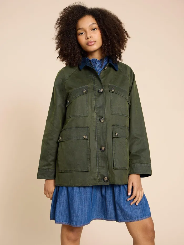 Women White Stuff Clothing Juniper Cotton Jacket Women White Stuff Clothing Juniper Cotton Jacket