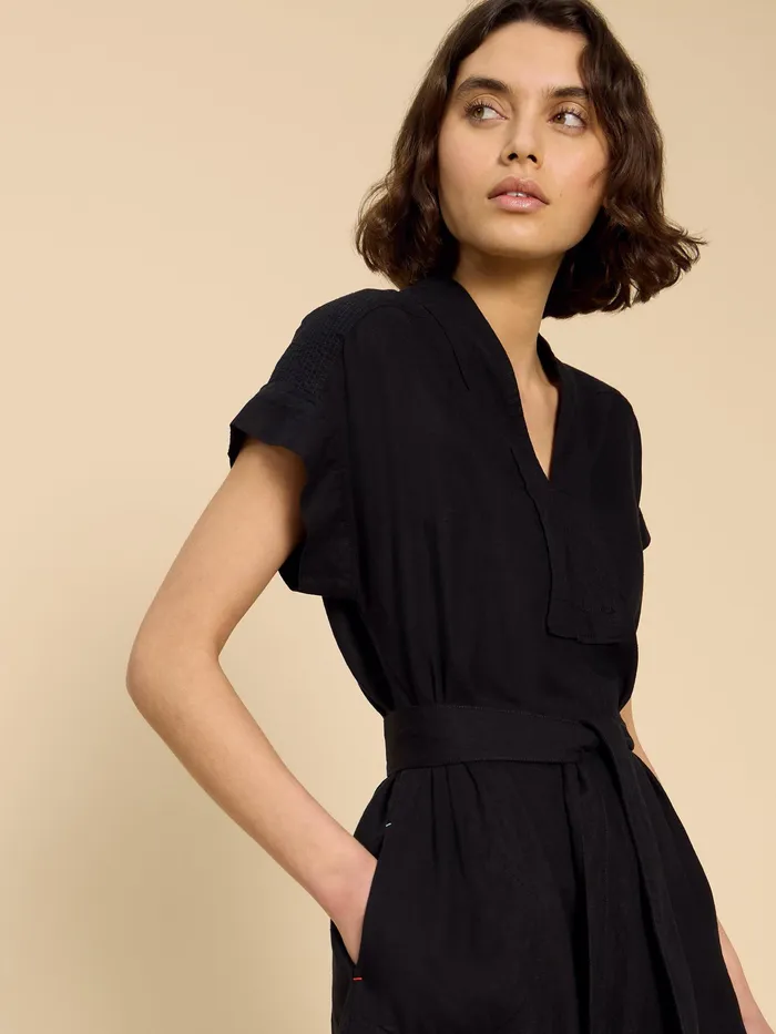 Women White Stuff Clothing Marianne Linen Blend Dress Women White Stuff Clothing Marianne Linen Blend Dress